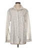 Grayson 100% Cotton Polka Dots Ivory Long Sleeve Button-Down Shirt Size XL (5) - photo 1