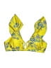 Sam Edelman Floral Yellow Swimsuit Top Size L - photo 1