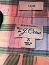 J.Crew 100% Cotton Plaid Tan Long Sleeve Button-Down Shirt Size S - photo 7