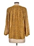 MASON & BELLE 100% Polyester Gold 3/4 Sleeve Blouse Size L - photo 2