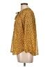 MASON & BELLE 100% Polyester Gold 3/4 Sleeve Blouse Size L - photo 5
