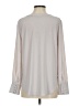 Ann Taylor Gray Ivory Long Sleeve Blouse Size S - photo 2
