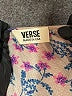 verse 100% Rayon Purple 3/4 Sleeve Blouse Size XL - photo 7