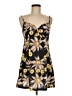 ASOS 100% Polyester Floral Brown Casual Dress Size 6 - photo 1