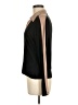 Reiss Color Block Black Long Sleeve Blouse Size M - photo 5