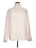 Express Stripes Pink White Long Sleeve Button-Down Shirt Size XL - photo 1