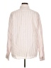 Express Stripes Pink White Long Sleeve Button-Down Shirt Size XL - photo 2