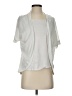 Aeropostale Silver Short Sleeve Blouse Size XS - photo 1
