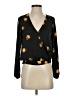 Madewell 100% Polyester Black Long Sleeve Blouse Size XS - photo 1