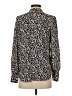 Ann Taylor LOFT Animal Print Ivory Long Sleeve Blouse Size XS - photo 2
