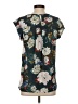 DR2 Floral Teal Short Sleeve Blouse Size S - photo 2
