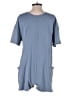Unbranded Solid Blue Romper Size XS - photo 2