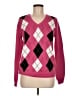Izod Golf 100% Cotton Argyle Pink Pullover Sweater Size M - photo 1