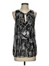 Vince Camuto 100% Polyester Black Sleeveless Blouse Size S - photo 1
