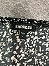 Express 100% Polyester Black 3/4 Sleeve Blouse Size S - photo 7