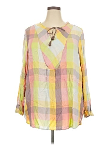 Melissa McCarthy Seven7 3/4 Sleeve Blouse (view 1)