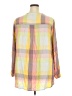 Melissa McCarthy Seven7 100% Rayon Color Block Yellow 3/4 Sleeve Blouse Size 2X - photo 2