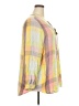 Melissa McCarthy Seven7 100% Rayon Color Block Yellow 3/4 Sleeve Blouse Size 2X - photo 4