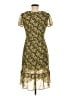 Ann Taylor LOFT 100% Polyester Floral Multi Color Green Cocktail Dress Size 2 - photo 2