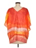 Chico's 100% Polyester Orange Poncho Size S - photo 2