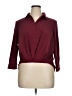 Unbranded Burgundy 3/4 Sleeve Blouse Size XL - photo 1