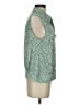 CAbi 100% Polyester Green Sleeveless Blouse Size S - photo 4