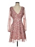 BB Dakota 100% Polyester Paisley Pink Cocktail Dress Size 4 - photo 1