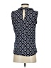 Always Indigo Blue Sleeveless Blouse Size S - photo 2