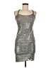 Assorted Brands Metallic Silver Cocktail Dress Size S (estimated) - photo 1