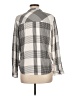 Splendid 100% Rayon Argyle Gray Long Sleeve Blouse Size L - photo 2