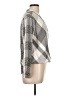 Splendid 100% Rayon Argyle Gray Long Sleeve Blouse Size L - photo 4