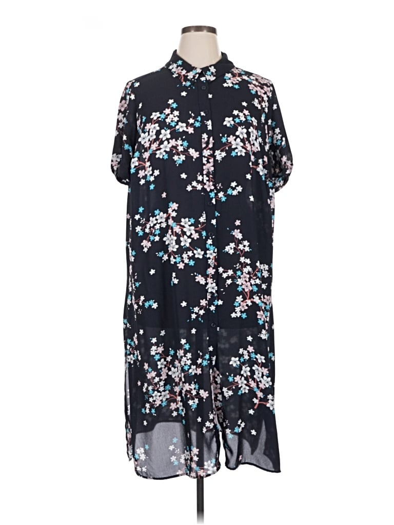 Pre-owned Lane Bryant Casual Dress In Blue