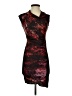 Helmut Lang 100% Viscose Graphic Black Cocktail Dress Size 0 - photo 1