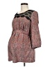 Motherhood Print Multi Color Burgundy Kimono Size Med Maternity - photo 1