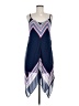 As U Wish 100% Polyester Chevron-herringbone Blue Casual Dress Size M - photo 1