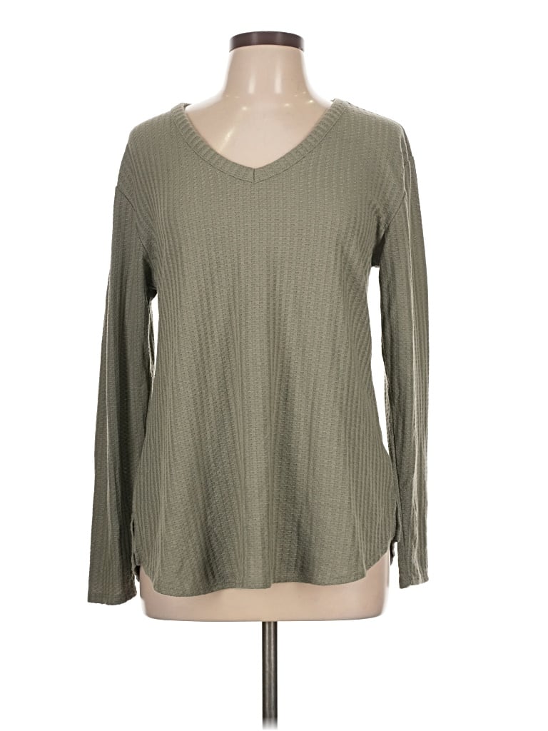 Pre-owned Chaser Pullover Sweater In Green