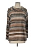 N Touch Plaid Tan Pullover Sweater Size L - photo 1