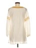 Roller Rabbit Ivory 3/4 Sleeve Blouse Size XS - photo 2