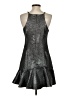 Adelyn Rae Metallic Silver Cocktail Dress Size S - photo 2