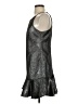 Adelyn Rae Metallic Silver Cocktail Dress Size S - photo 5