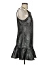 Adelyn Rae Metallic Silver Cocktail Dress Size S - photo 4