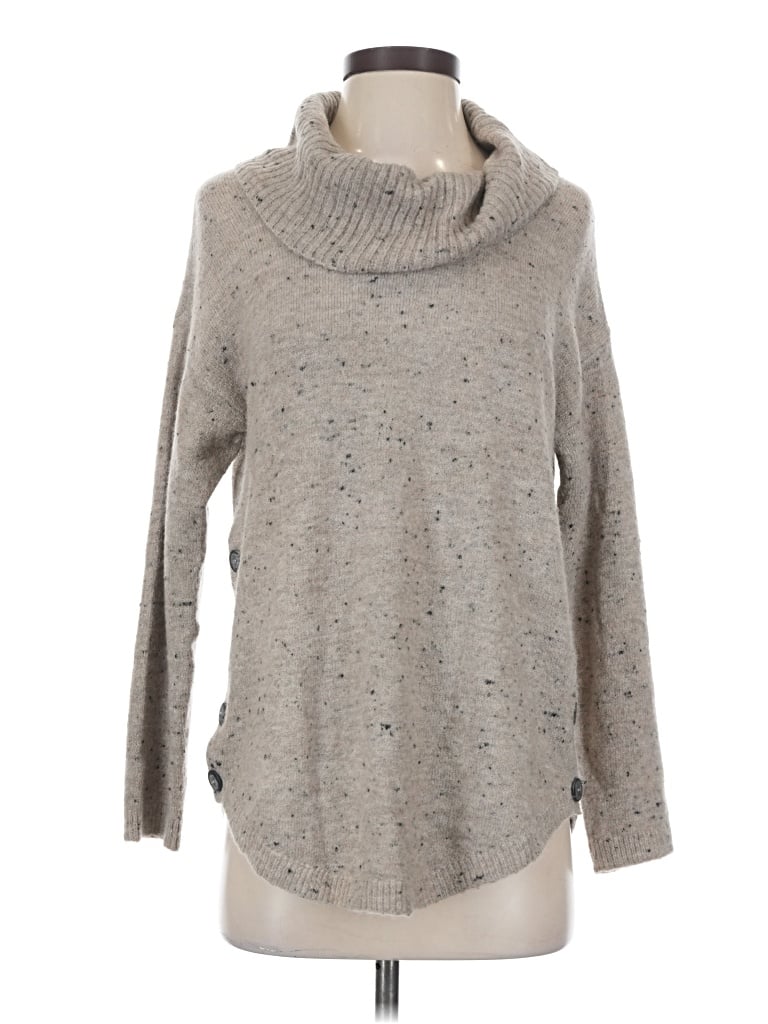 Pre-owned Fortune + Ivy Turtleneck Sweater In Gray