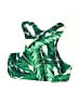 Cupshe Tropical Green Swimsuit Top Size S - photo 1