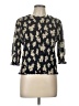 Time and Tru Black 3/4 Sleeve Blouse Size L - photo 1