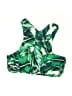 Cupshe Tropical Green Swimsuit Top Size S - photo 2