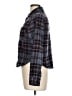 Wallflower Plaid Black Long Sleeve Button-Down Shirt Size L - photo 5