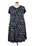 Roaman's Hearts Blue Casual Dress Size 22 (1X) - photo 2