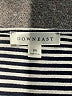Downeast Stripes Black Short Sleeve Top Size M - photo 7
