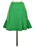 Zara Solid Green Casual Skirt Size XS - photo 1
