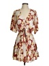Kivari 100% Viscose Floral Tan Casual Dress Size S - photo 1